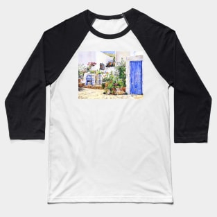 An Andalucian Patio Baseball T-Shirt